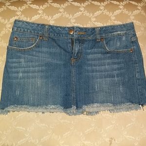 Rampage Jean Skirt